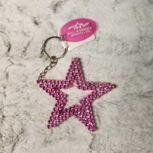 Pink Star Keychain from Mall of America